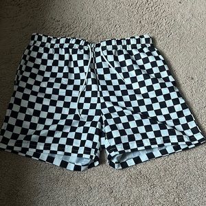 Checkered shorts
